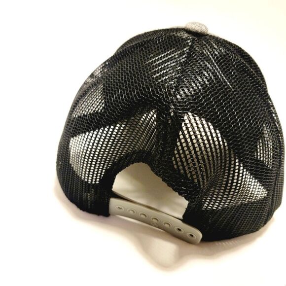 Peloton Gray Black Knit Snapback Cap Adjustable O/S - Picture 3 of 7